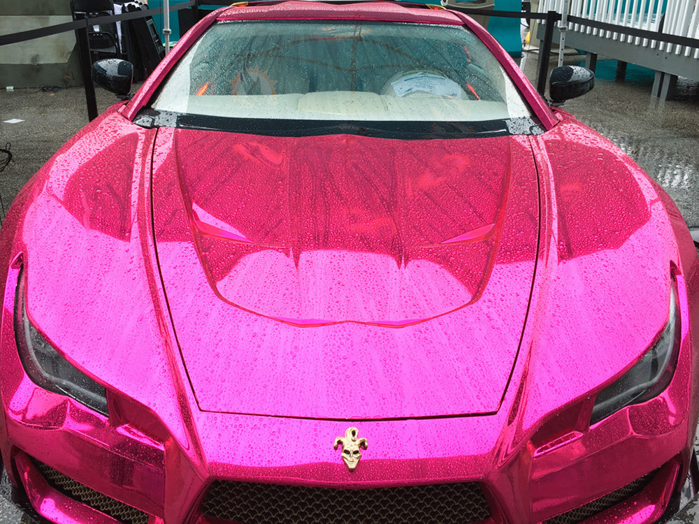 Suicide Squad Purple Lamborghini